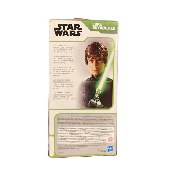 Disney Star Wars Luke Skywalker Action Figure with Light Saber New - Picture 4 of 5